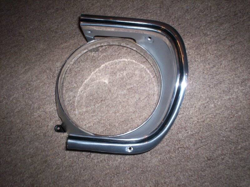 [SOLD] - 1967 BARRACUDA HEADLIGHT BEZELS (RESTORED) | For A Bodies Only ...