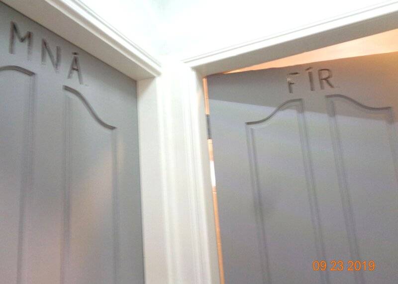 2 Scarrif-Bathrooms in McNamaras Bar in Gaelic.JPG