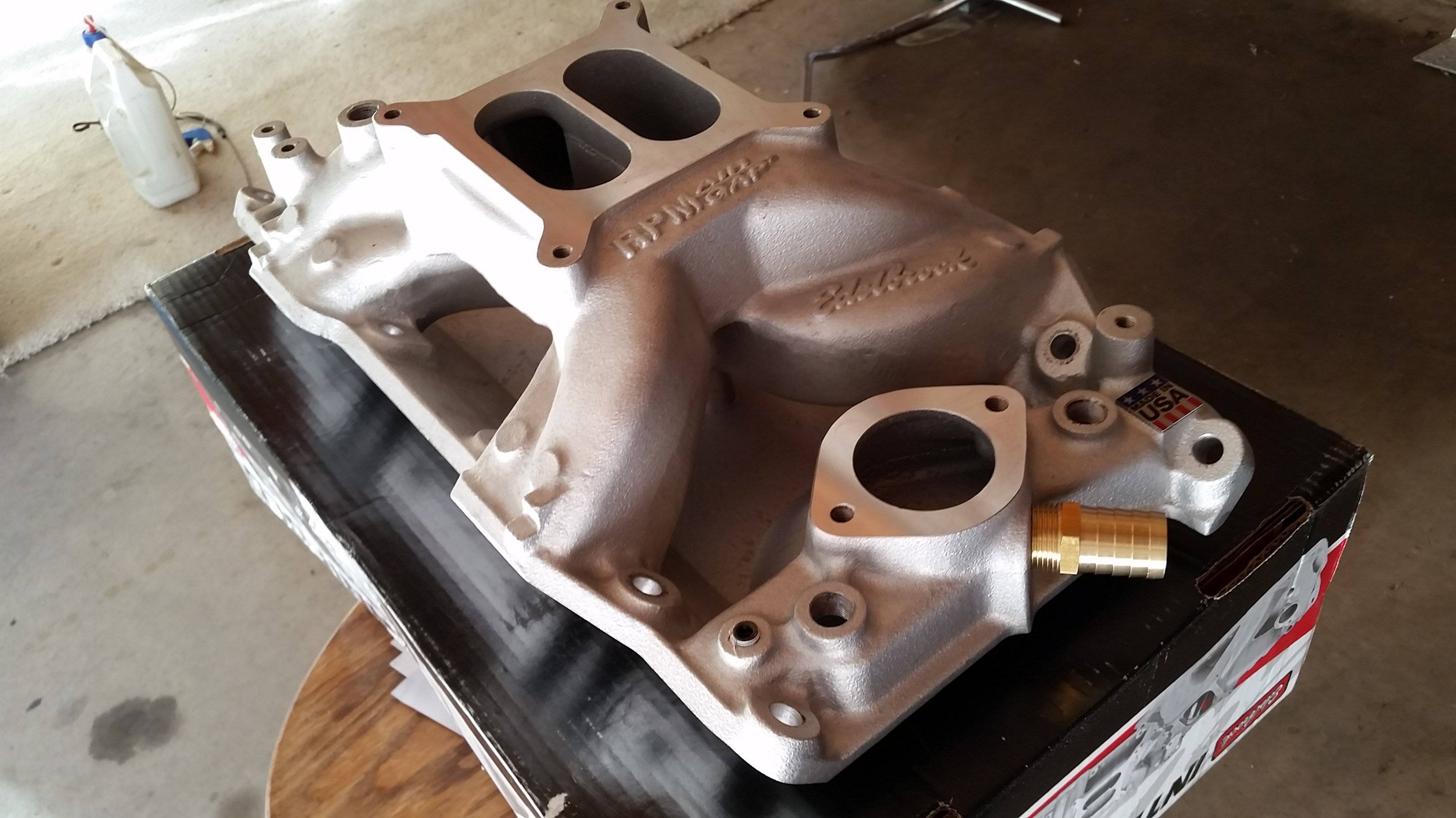 [SOLD] - New Small Block Edelbrock RPM Air Gap Intake | For A Bodies ...