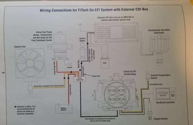Install MSD 6AL Ignition control with FiTech (new to all ... ford msd wiring diagram 