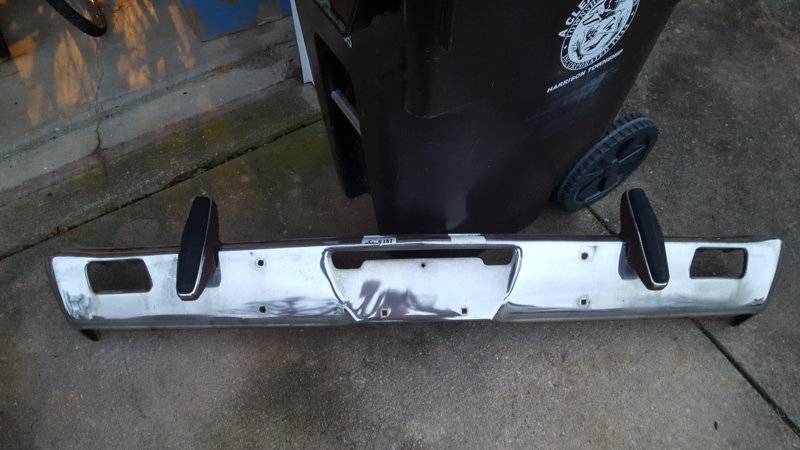 [SOLD] - 1966 Barracuda Valiant Front Bumper with Bumper Guards | For A ...