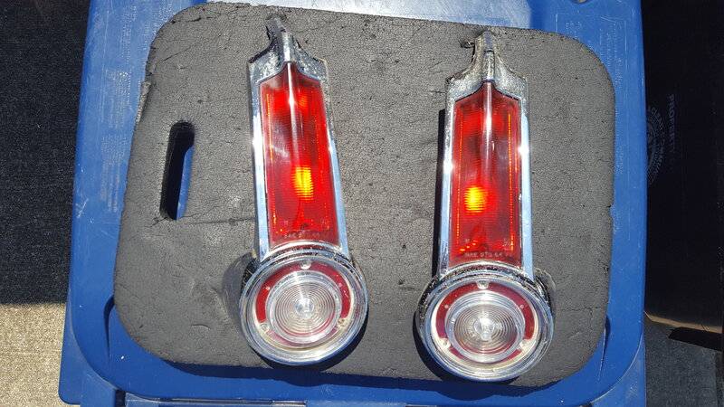 Fits 64 65 Barracuda and 65 Valiant Taillight Lenses 1964 1965 NEW