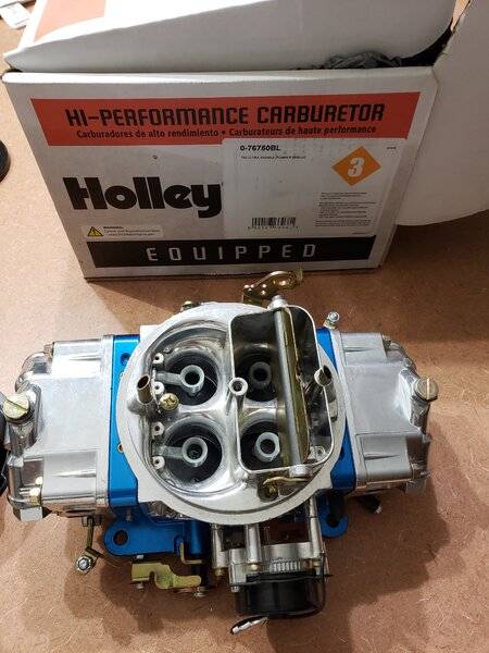 For Sale Make Offer Holley 0 76750bl 750 Double Pumper For A Bodies Only Mopar Forum 0782