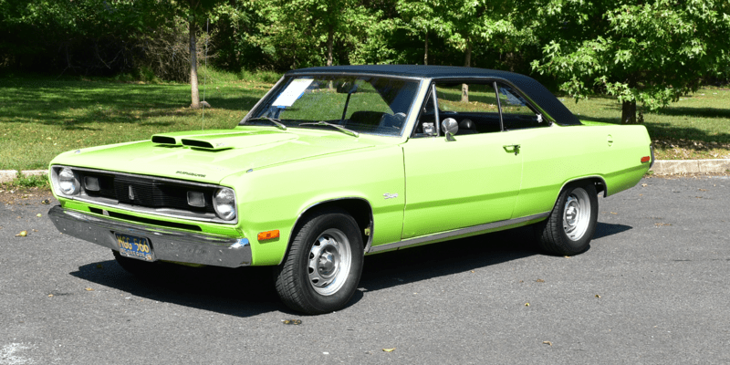 1972 All Makes All Models Parts, MA541508, 1971-72 Plymouth Scamp 2 Door  With Auto Trans Dark Green Loop Carpet