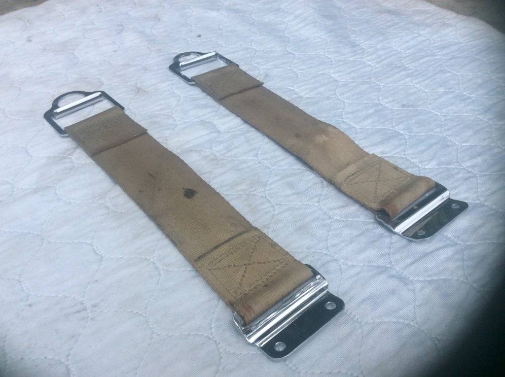 [SOLD] - 64,65,66 Barracuda Rear Seat Hold Down Straps | For A Bodies ...