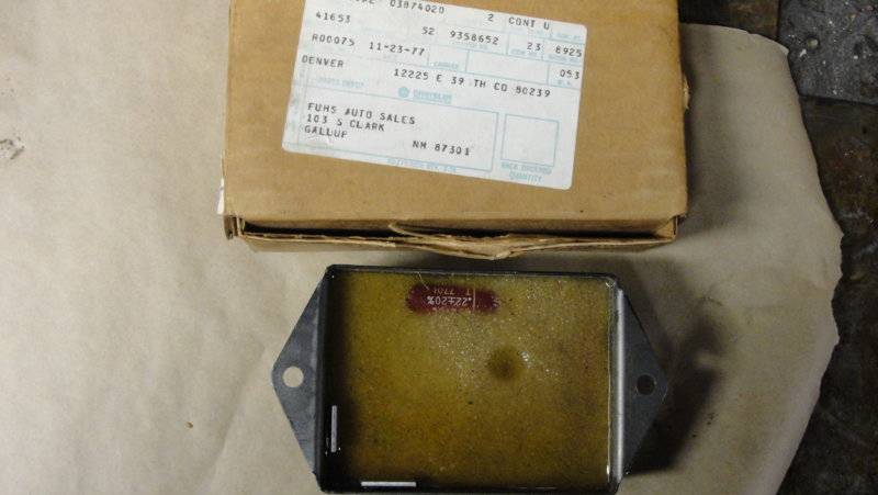 [SOLD] - Nos 5 pin ecu | For A Bodies Only Mopar Forum