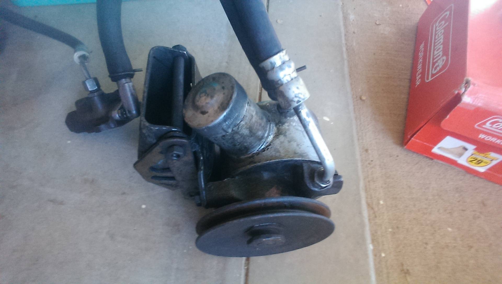 [SOLD] - 65 Power Steering Pump and bracket (273) | For A Bodies Only ...