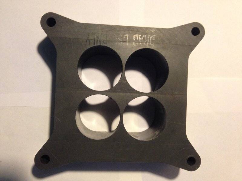 [SOLD] HVH CARB SPACER 2" 4150 For A Bodies Only Mopar Forum