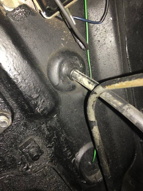 Installing speedometer cable with new grommet help needed For A