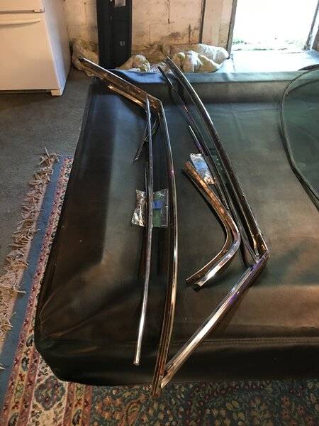 [SOLD] - 1967 Barracuda Fastback Exterior Side Window Trim (complete ...