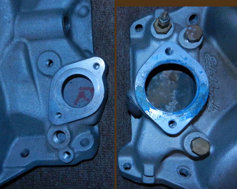 Small Thermostat And Water Neck Housing On My M1 Inlet For A Bodies Only Mopar Forum