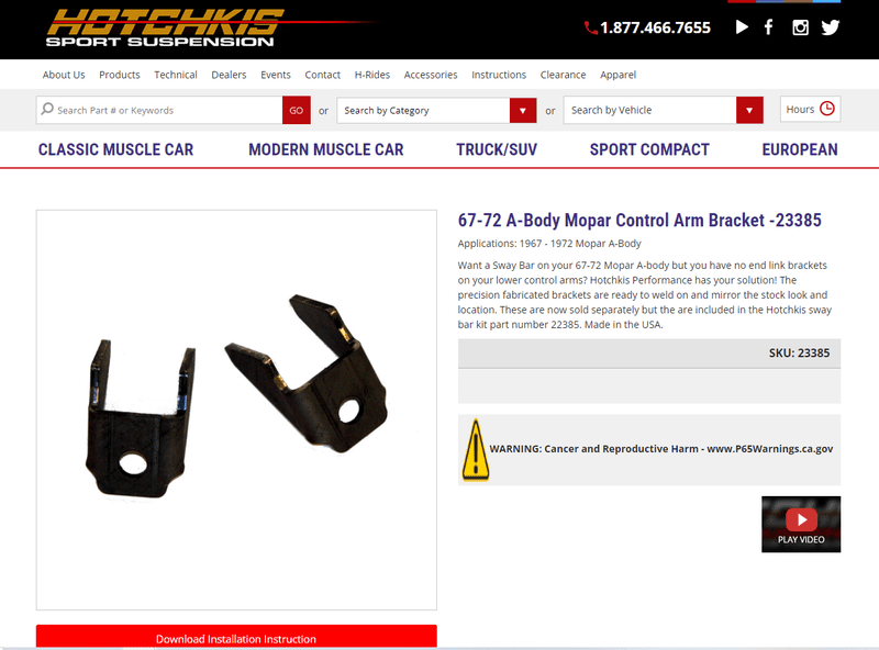 Mopar a-body control arm bracket.png