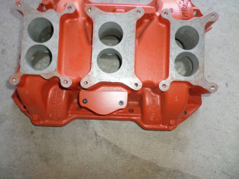 [SOLD] - 383/400 "B" Edelbrock DP6B Aluminum 6 Pack Intake Manifold ...