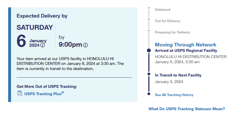 Tracking USPS Signature Delivery mail WTF For A Bodies Only