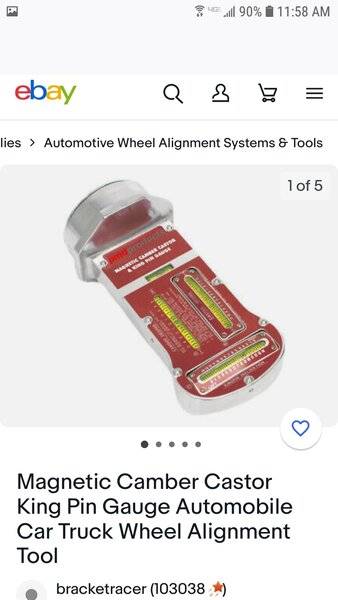 Speedway Front End Toe Alignment Gauge Tool
