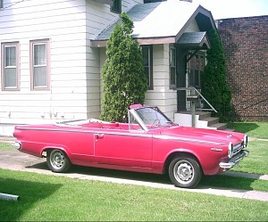 64 Dart convertible. Push Button Auto. 225CI.75 Factory Disc Brakes. 270