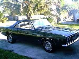 1967 Plymouyh Barracuda Notchback SURVIVOR High price 273 v-8