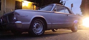 1966 Plymouth Valiant Signet SIlver with black interior/ console & buckets Slant-six!