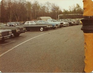 1970 Dart Custom (1985) school parking lot