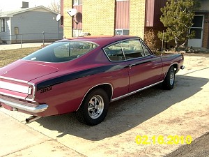 1967 barracuda formuls s