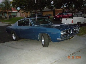 1967 PLYMOUTH BARRACUDA MODEL S