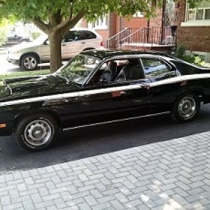 1972 H Code 340 Duster Factory Black