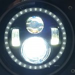 LED 7" Round Headlights Upgrade!!